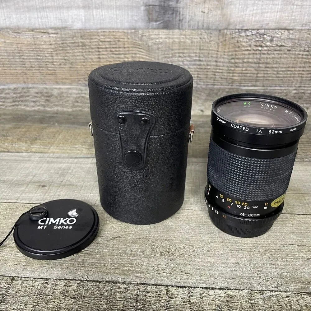 Vivitar C1MKO Mt Series 28-80mm Camera Lens Untested As Is